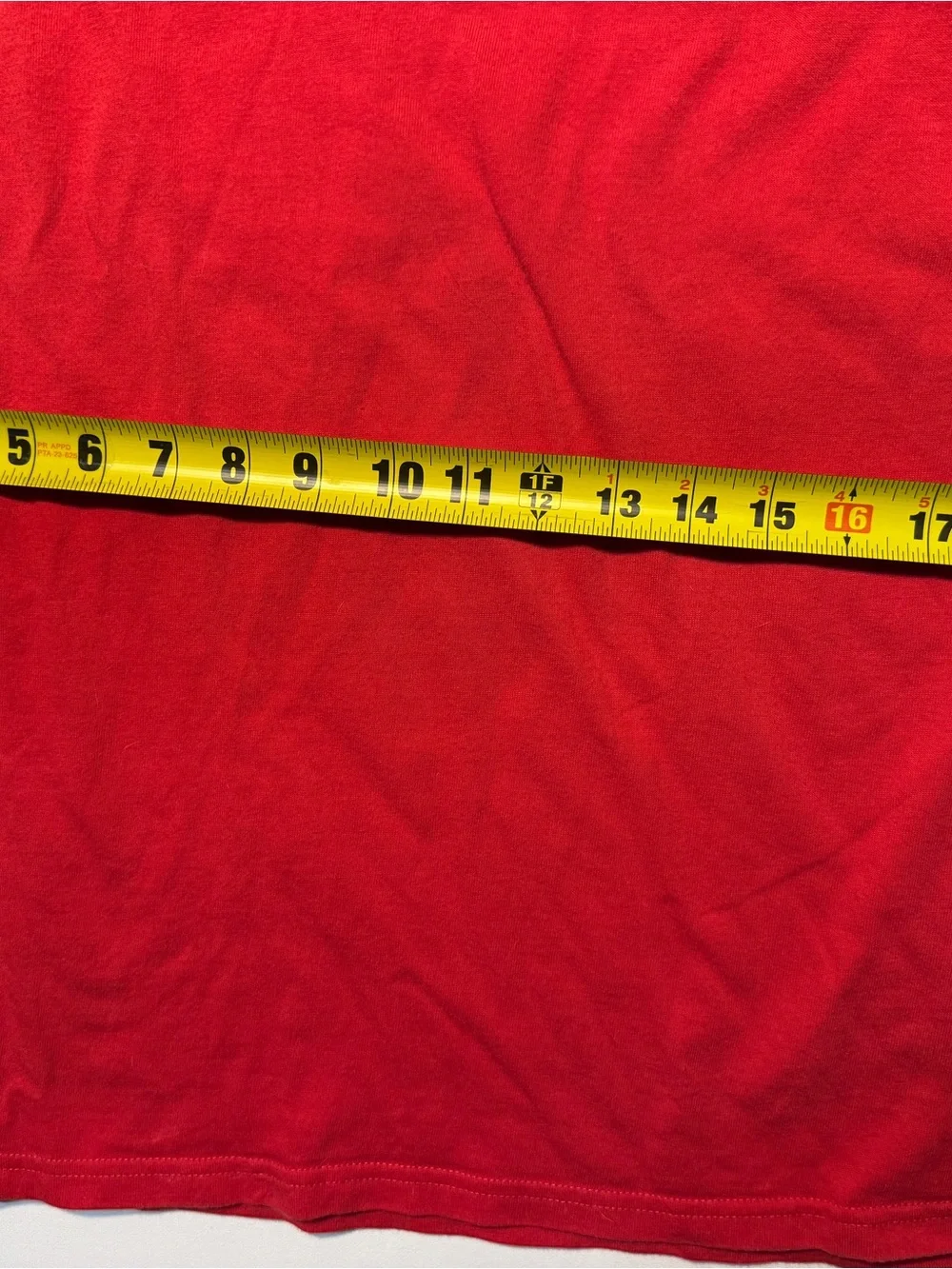 Champion Red Tee with Black Script Logo - Picture 3 of 6